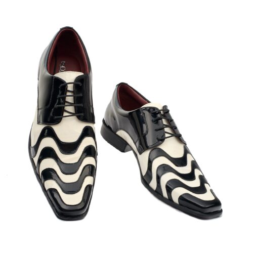 Sapato Masculino Compasso 0452 PT/BC