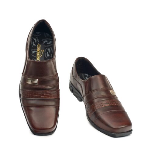 Sapato Masculino Compasso 385C Pinhão
