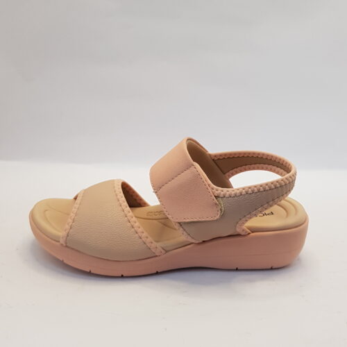 Sandália Feminina Anabela Piccadilly Nude