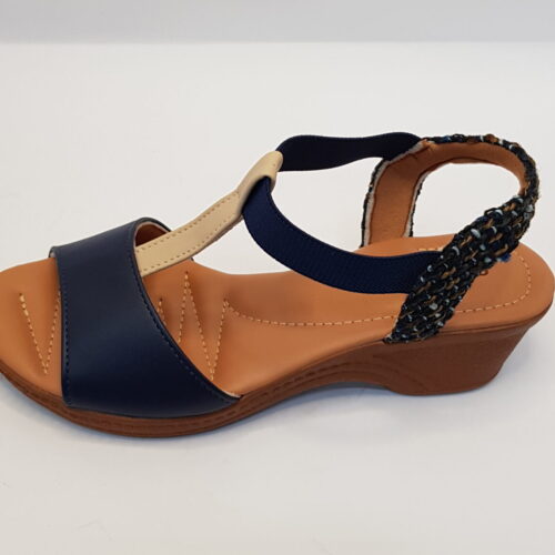 Sandália Feminina Softflex Azul Marinho 125S