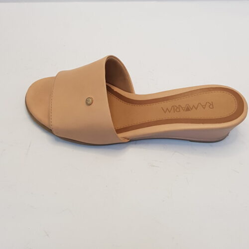 Tamanco Feminino Anabela Baixo Ramarim Nude 222RM