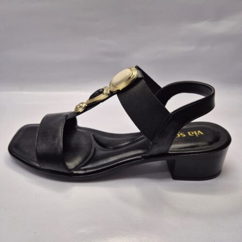Sandália Feminina Via Scarpa Cor Preto 8668