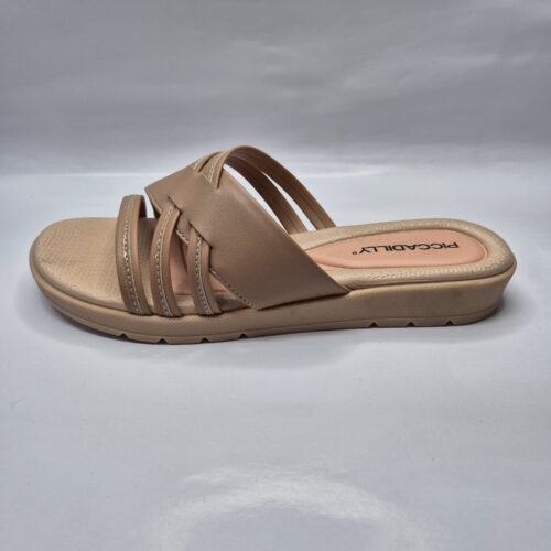 Chinelo Feminino Anabela Piccadilly Nude 37-6